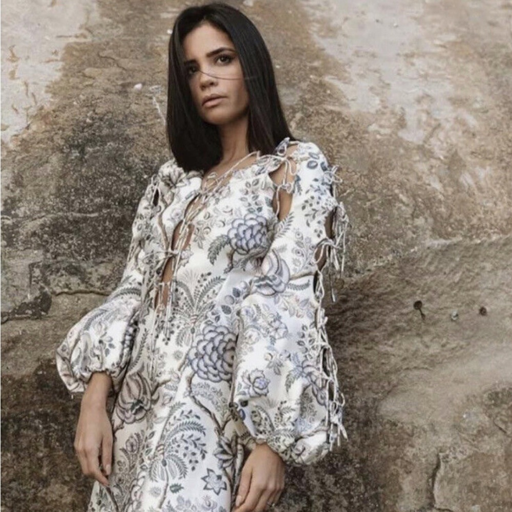 Zimmerman Floral Adorn You Tie Up Dress